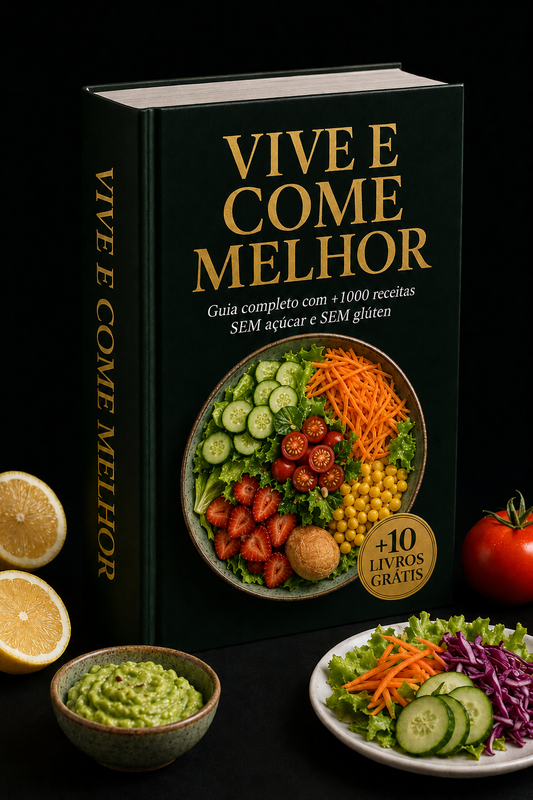 1000 Receitas Saudáveis + 10 Bónus Grátis